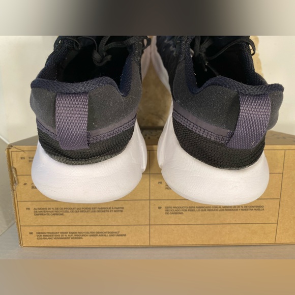 Sz 10  Nike Free RN 5.0 Next Nature Black/Magic Ember-Cave Purple Running Shoes - Picture 6 of 12